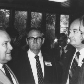 Prime Minister Robert Muldoon and Chamber of Commerce members.