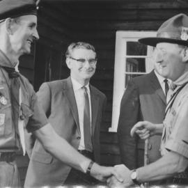 Commonwealth Chief Scout Sir Charles MacLean visit; Blockhouse; 1967
