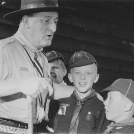 Commonwealth Chief Scout Sir Charles MacLean visit; Blockhouse; 1967