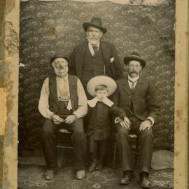 Cooley family; Isaac, sons James Edmund and Isaac Ernest, grandson Ernest William.