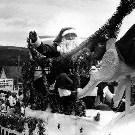 Christmas parade 1987; Santa