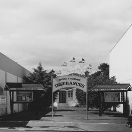 Main Street, 1997, south side; No.  22-26 ; Dennis Thorner Insurances.