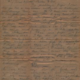 Christie Letter 9 August 1917