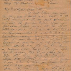 Christie Letter 30 October 1917