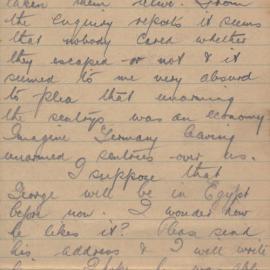 Christie Letter 18 March 1918