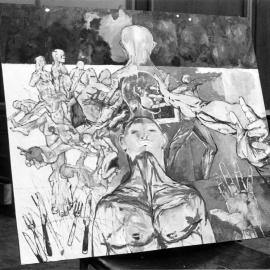 Prison art competition entry, 1989
