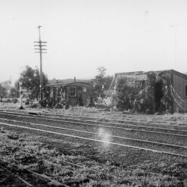 Royal visit decorations, Mangaroa railway station