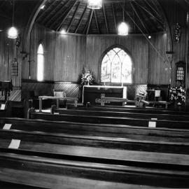 St Hilda's Anglican church 1989; interior