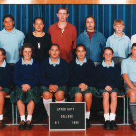 Upper Hutt College 1995; form 3MEE (Meek)