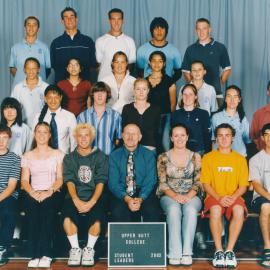 Upper Hutt College Student Leaders/Prefects 2003
