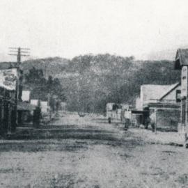 Main Street, looking east from near Princes Street, circa 1912.