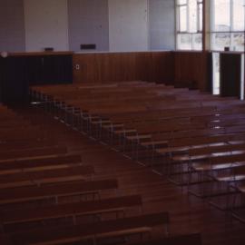 Upper Hutt College buildings 1963; Assembly Hall interior