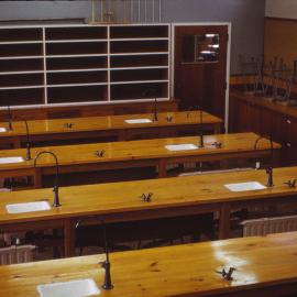 Upper Hutt College buildings 1963; Science Laboratory B3 Rear entrance.