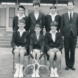 Upper Hutt College sport; Tennis, 1968; boys