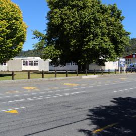 Upper Hutt College buildings 2015  8; front of the school from Moonshine Rd  2015