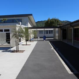 Upper Hutt College buildings 2015  6; view from hall veranda