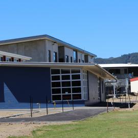 Upper Hutt College buildings 2015 13; the Library from D Block