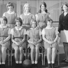 Upper Hutt College sport; Netball 1968;  2 