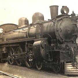 New Zealand Railways locomotive, A 4-6-2 class; number illegible