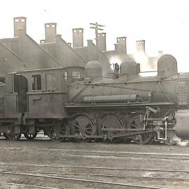 New Zealand Railways locomotive, B 4-8-0 class; number illegible