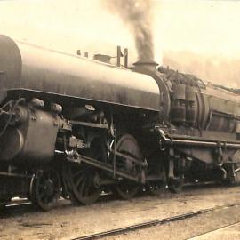 New Zealand Railways locomotive, G 4-6-2+2-6-4 class; number illegible