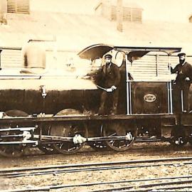 New Zealand Railways locomotive, J 2-6-0 class; number illegible
