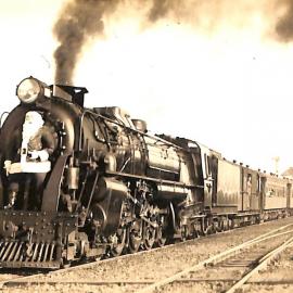 New Zealand Railways locomotive, K 4-8-4 class; number 900; first of this class.