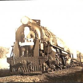 New Zealand Railways locomotive, K 4-8-4 class; number 900; first of this class.