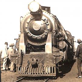 New Zealand Railways locomotive, K 4-8-4 class; number 900; first of this class.