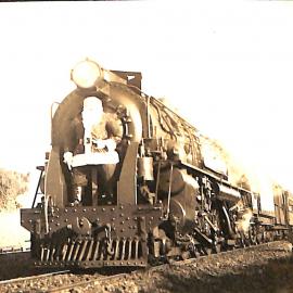 New Zealand Railways locomotive, K 4-8-4 class; number 900; first of this class.