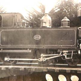 New Zealand Railways locomotive, L 2-4-0 T class; number 264 after re-building as 4-4-2