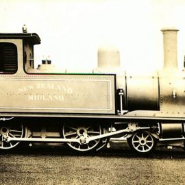 New Zealand Railways locomotive, La 4-4-0 T class; number unknown; as first built