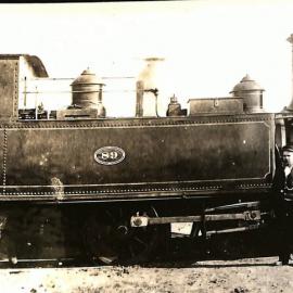 New Zealand Railways locomotive, M 2-4-4-T class; number 89, after alteration