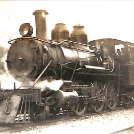 New Zealand Railways locomotive, N 2-6-2 class; number illegible