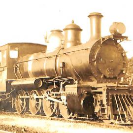 New Zealand Railways locomotive, P 2-8-0 class; number illegible