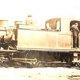 New Zealand Railways locomotive, S 0-6-4 T class; number illegible