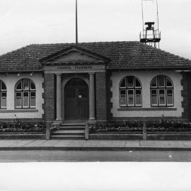Main St, Upper Hutt, Jan. 1948; south side  3, Borough Council, Russell Street corner (R23)