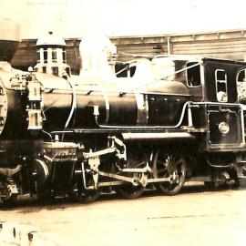 New Zealand Railways locomotive, V 2-6-2 class; number illegible