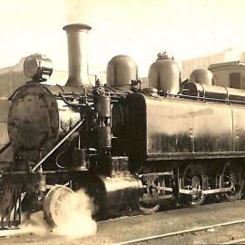 New Zealand Railways locomotive, Wb 2-6-2 T class; number illegible