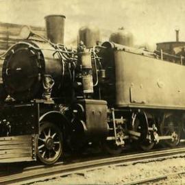 New Zealand Railways locomotive, Wf 2-6-4 T class; number illegible