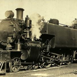 New Zealand railways locomotive, Ws 4-6-4 T class; number illegible