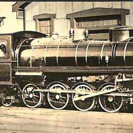 New Zealand railways locomotive, X 4-8-2 class, number 439; first built of its class
