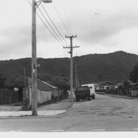 Main St, Upper Hutt, Jan. 1948; north side 26, Silbery-Logan Street (L26)