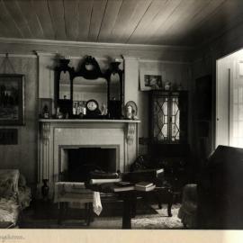 Old house; Barton homestead album  2; 'The Manor House', Trentham; the drawing room.