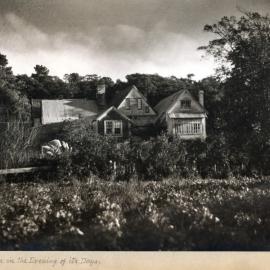 Old house; Barton homestead album  9; 'The Manor House', Trentham; view from the east