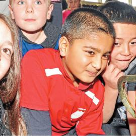 Silverstream School; Sophie Noyes, year 4 and Mesake Simone, year 5; 2015 Emirates Melbourne Cup.