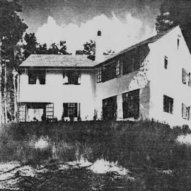 House, Chatsworth Road; No. 71, 'Wood Hill'; north '(garden') front.