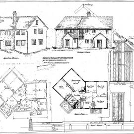 House, Chatsworth Road; No. 71, 'Woodhill'; architect's plan.