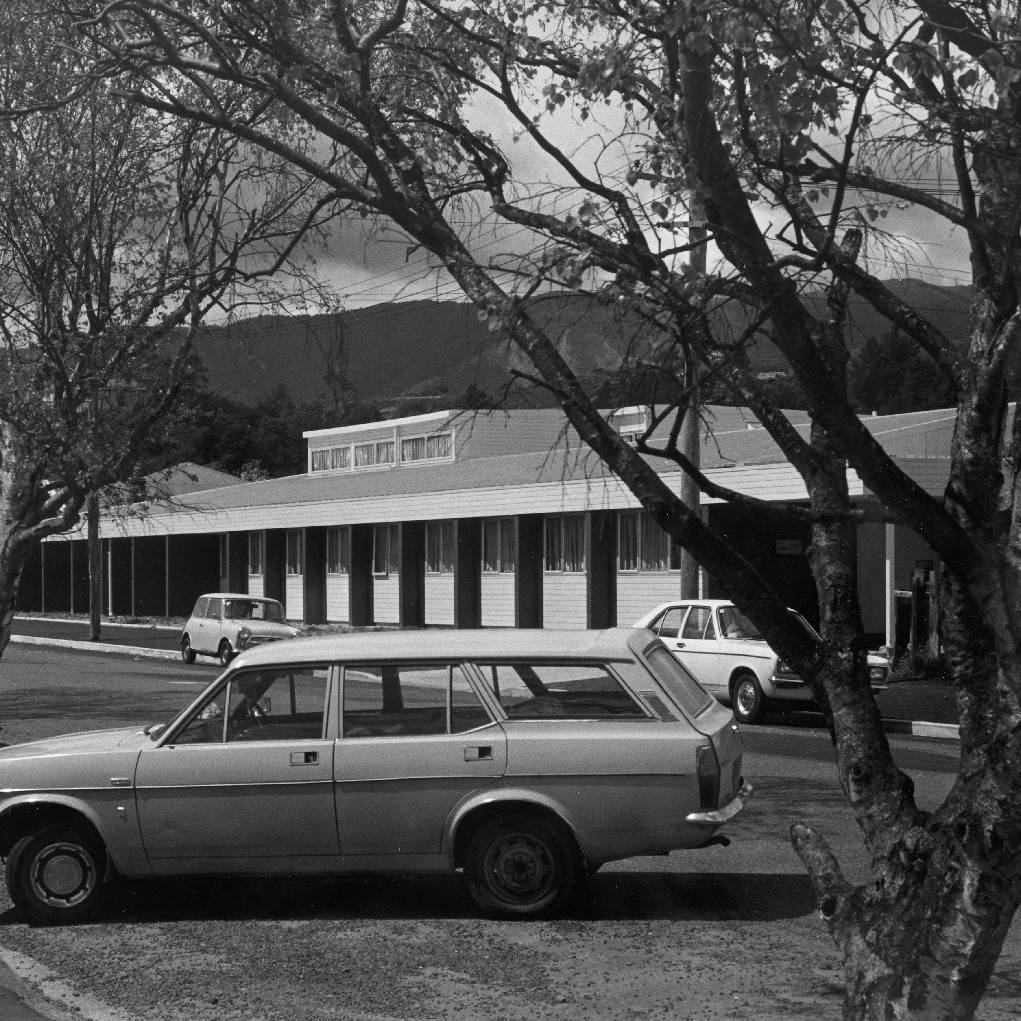 Upper Hutt Health Centre, between Queen and Sinclair Streets.