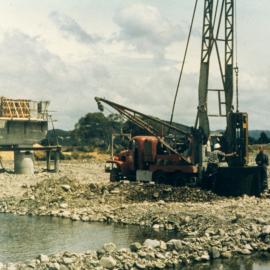 Totara Park bridge 12; deck beam and compaction work.